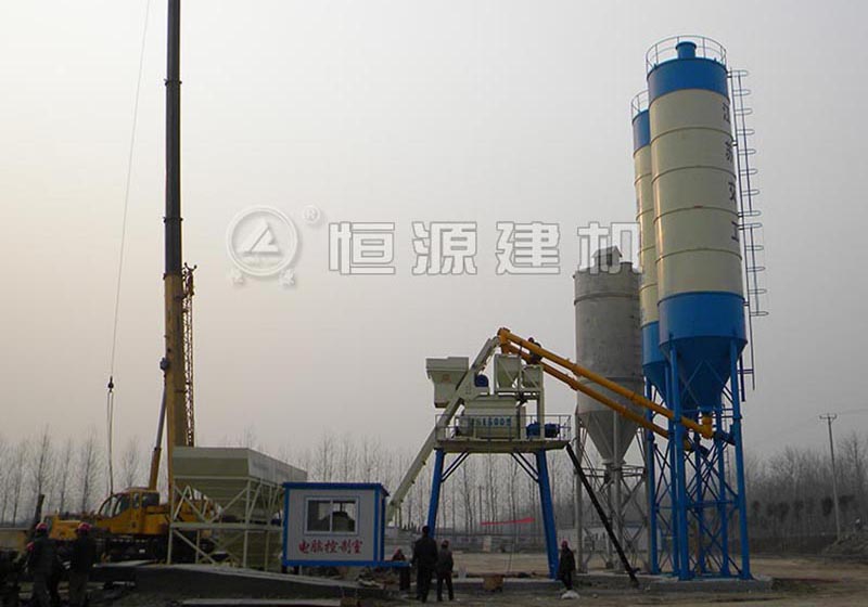 簡易HZS75型混凝土攪拌站