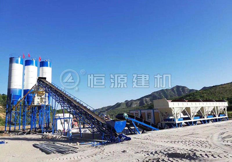 簡易HZS90型混凝土攪拌站