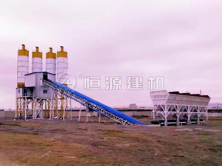 建一套HZS180商混攪拌站設備算下來大概需要多少錢