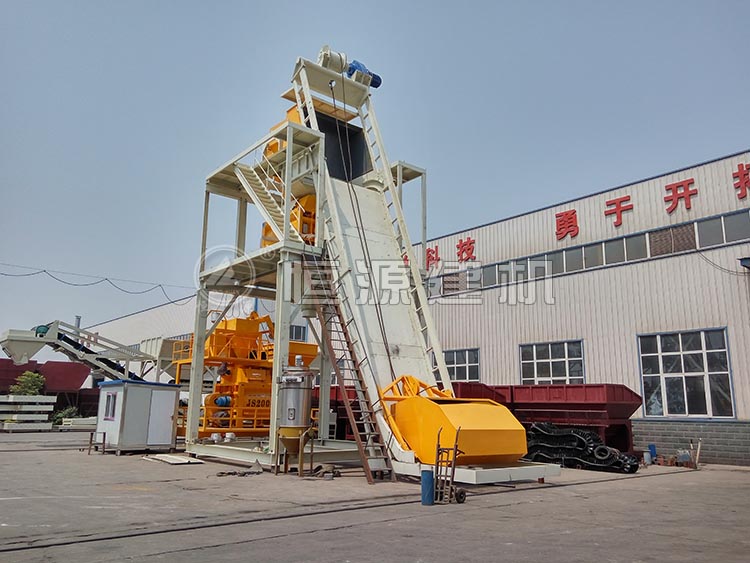 HZS180型提升斗攪拌站每小時多少方?180斗提式攪拌站哪里有?